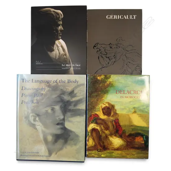 FOUR PUBLICATIONS ON FRENCH PAINTING - DELACROIX